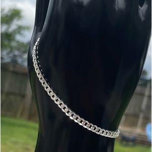 SS 4mm Cuban Chain Bracelet